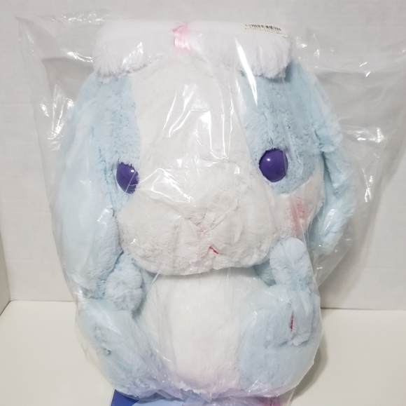 Amuse Societ Pote Usa Loppy Fluffy Ribbon Big Plush - Picture 2 of 5